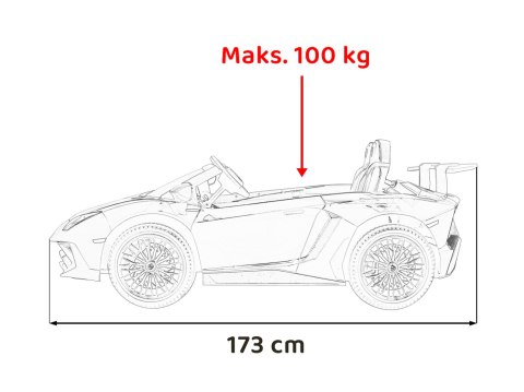 Pojazd Lamborghini Aventador SV Niebieski Pojazd Lamborghini Aventador SV Niebieski