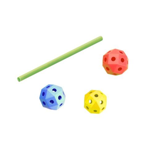 Zestaw Fluoroscencyjnych Słomek Konstrukcyjnych 3D Kreatywne Budowanie Zestaw Fluoroscencyjnych Słomek Konstrukcyjnych 3D Kreatywne Budowanie