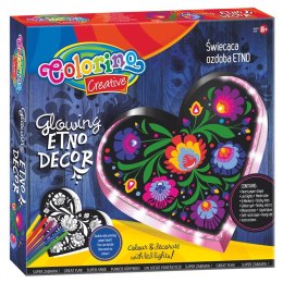 Colorino creative zestaw świecąca ozdoba 