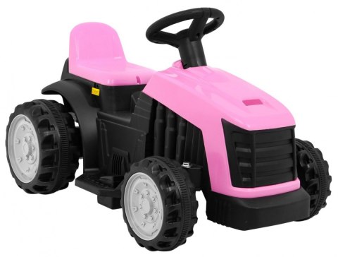 Traktor z Przyczepą Różowy Traktor z Przyczepą Różowy