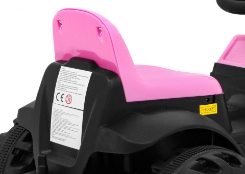 Traktor z Przyczepą Różowy Traktor z Przyczepą Różowy