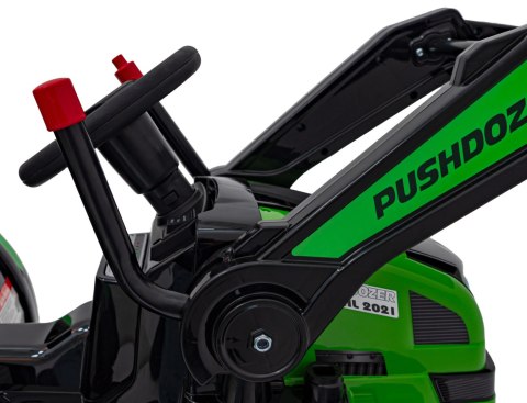 Koparka Traktor na akumulator dla dzieci Zielony + Ruchome Ramię Łyżka + Pilot + Wolny Start + Radio FM + LED Koparka Traktor na akumulator dla dzieci Zielony + Ruchome Ramię Łyżka + Pilot + Wolny Start + Radio FM + LED