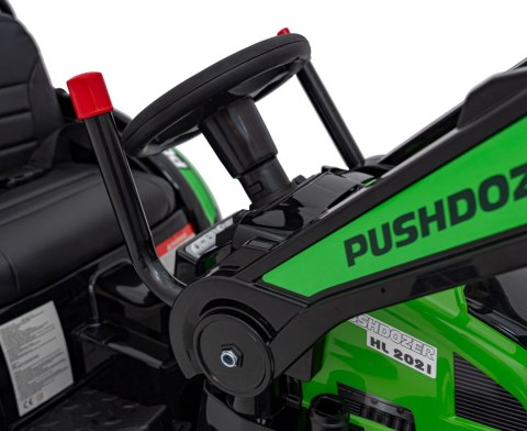 Koparka Traktor na akumulator dla dzieci Zielony + Ruchome Ramię Łyżka + Pilot + Wolny Start + Radio FM + LED Koparka Traktor na akumulator dla dzieci Zielony + Ruchome Ramię Łyżka + Pilot + Wolny Start + Radio FM + LED