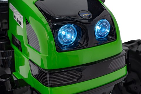 Koparka Traktor na akumulator dla dzieci Zielony + Ruchome Ramię Łyżka + Pilot + Wolny Start + Radio FM + LED Koparka Traktor na akumulator dla dzieci Zielony + Ruchome Ramię Łyżka + Pilot + Wolny Start + Radio FM + LED