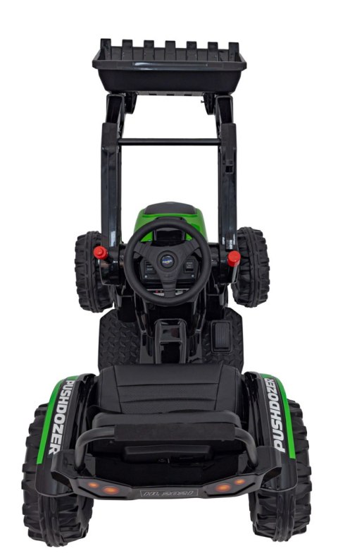 Koparka Traktor na akumulator dla dzieci Zielony + Ruchome Ramię Łyżka + Pilot + Wolny Start + Radio FM + LED Koparka Traktor na akumulator dla dzieci Zielony + Ruchome Ramię Łyżka + Pilot + Wolny Start + Radio FM + LED