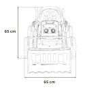 Koparka Traktor na akumulator dla dzieci Zielony + Ruchome Ramię Łyżka + Pilot + Wolny Start + Radio FM + LED