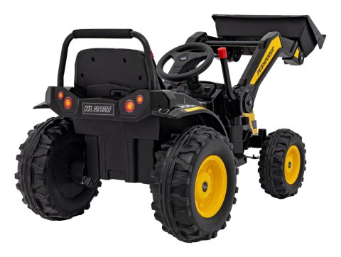 Koparka Traktor na akumulator dla dzieci Żółty + Ruchome Ramię Łyżka + Pilot + Wolny Start + Radio FM + LED Koparka Traktor na akumulator dla dzieci Żółty + Ruchome Ramię Łyżka + Pilot + Wolny Start + Radio FM + LED