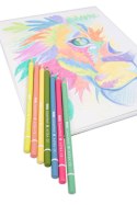Kredki pastelowe okrągłe ASTRA PASTEL LINE grafit XXL 4 mm - 50 kolorów