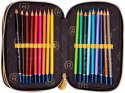 Piórnik JUMBO potrójny z wyposażeniem RAINBOW HIGH GOLDEN STYLE, AC31