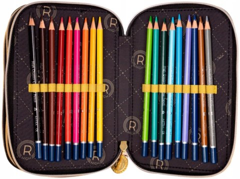 Piórnik JUMBO potrójny z wyposażeniem RAINBOW HIGH GOLDEN STYLE, AC31 Piórnik JUMBO potrójny z wyposażeniem RAINBOW HIGH GOLDEN STYLE, AC31
