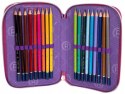 Piórnik JUMBO potrójny z wyposażeniem RAINBOW HIGH SILVER STYLE, AC31