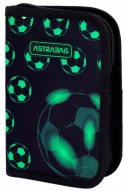 Piórnik pojedynczy jednoklapkowy z wyposażeniem ASTRABAG NEO FOOTBALL, AC11