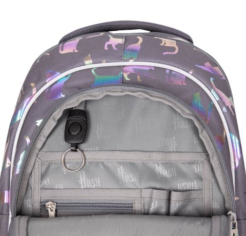 Plecak HASH HOLO EFFECT ULTRAVIOLET CATS, AB330 Plecak HASH HOLO EFFECT ULTRAVIOLET CATS, AB330