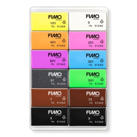 Zestaw FIMO Neon 12 kostek x 25g Staedtler Zestaw FIMO Neon 12 kostek x 25g Staedtler
