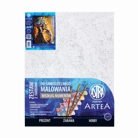 Malowanie po numerach 40x50cm ASTRA ARTEA - Afrykańska dusza Malowanie po numerach 40x50cm ASTRA ARTEA - Afrykańska dusza