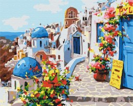 Malowanie po numerach 40x50cm ASTRA ARTEA - Magiczne Santorini