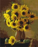 Malowanie po numerach 40x50cm ASTRA ARTEA - Słoneczniki