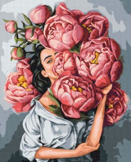 Malowanie po numerach 40x50cm ASTRA ARTEA - W Piwoniach