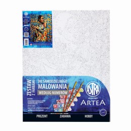 Malowanie po numerach 40x50cm ASTRA ARTEA - W blasku Indii