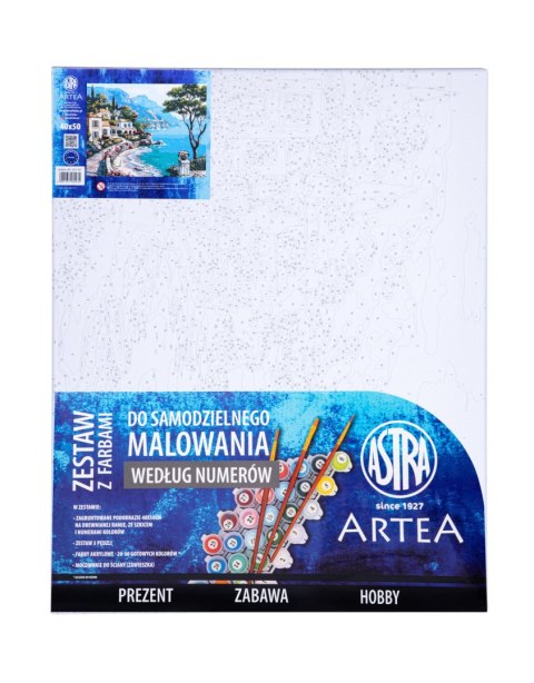 Malowanie po numerach 40x50cm ASTRA ARTEA - Włoske Wakacje Malowanie po numerach 40x50cm ASTRA ARTEA - Włoske Wakacje