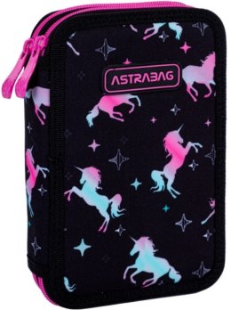 Piórnik podwójny z wyposażeniem ASTRABAG UNICORN SQUAD, AC21