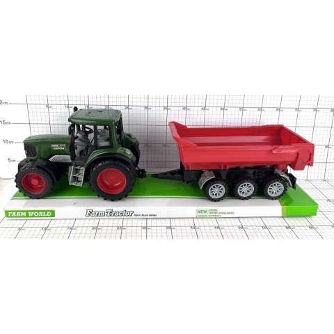 TRAKTOR Z PRZYCZEPĄ POD KLOSZEM TRAKTOR Z PRZYCZEPĄ POD KLOSZEM