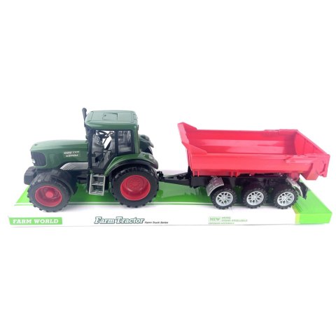 TRAKTOR Z PRZYCZEPĄ POD KLOSZEM TRAKTOR Z PRZYCZEPĄ POD KLOSZEM