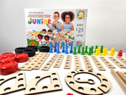 Zabawka konstrukcyjna Mały Konstruktor Junior 125 el./CONSTRUCTOR JUNIOR 125 EL.