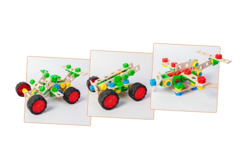 Zabawka konstrukcyjna Mały Konstruktor Junior/CONSTRUCTOR JUNIOR 3 in 1 BUGGY Zabawka konstrukcyjna Mały Konstruktor Junior/CONSTRUCTOR JUNIOR 3 in 1 BUGGY