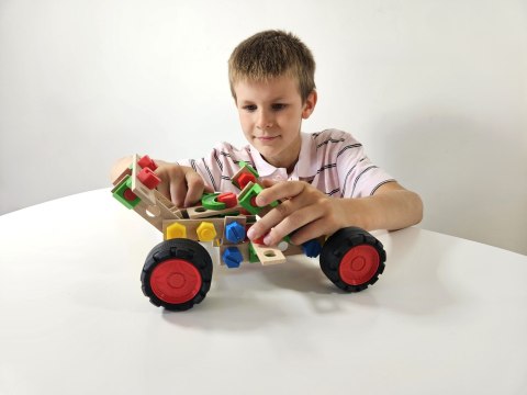 Zabawka konstrukcyjna Mały Konstruktor Junior/CONSTRUCTOR JUNIOR 3 in 1 BUGGY Zabawka konstrukcyjna Mały Konstruktor Junior/CONSTRUCTOR JUNIOR 3 in 1 BUGGY