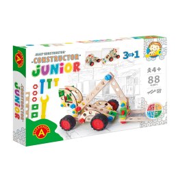 Zabawka konstrukcyjna Mały Konstruktor Junior/CONSTRUCTOR JUNIOR 3 in 1 FORKLIFT TRUCK