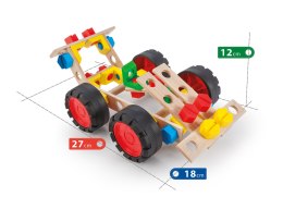 Zabawka konstrukcyjna Mały Konstruktor Junior/CONSTRUCTOR JUNIOR 3 in 1 PULL TRUCK