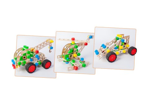 Zabawka konstrukcyjna Mały Konstruktor Junior/CONSTRUCTOR JUNIOR 3 in 1 SPORTSCAR Zabawka konstrukcyjna Mały Konstruktor Junior/CONSTRUCTOR JUNIOR 3 in 1 SPORTSCAR