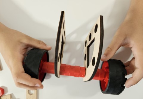 Zabawka konstrukcyjna Mały Konstruktor Junior/CONSTRUCTOR JUNIOR 3 in 1 SPORTSCAR Zabawka konstrukcyjna Mały Konstruktor Junior/CONSTRUCTOR JUNIOR 3 in 1 SPORTSCAR