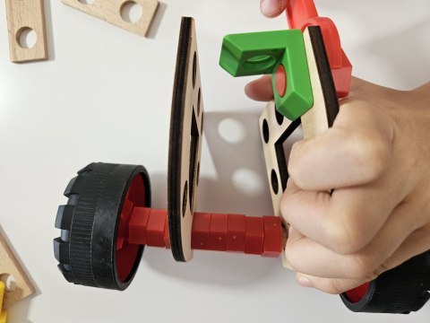 Zabawka konstrukcyjna Mały Konstruktor Junior/CONSTRUCTOR JUNIOR 3 in 1 SPORTSCAR Zabawka konstrukcyjna Mały Konstruktor Junior/CONSTRUCTOR JUNIOR 3 in 1 SPORTSCAR