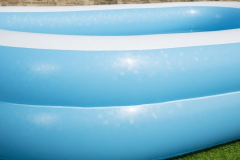 Basen do ogrodu dla dzieci 6+ Dmuchany 2 pierścienie 262x175x51cm BESTWAY + Łatka naprawcza Basen do ogrodu dla dzieci 6+ Dmuchany 2 pierścienie 262x175x51cm BESTWAY + Łatka naprawcza