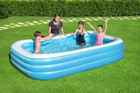 Basen do ogrodu dla dzieci 6+ Dmuchany 3 pierścienie 305x183x56cm BESTWAY + Łatka naprawcza Basen do ogrodu dla dzieci 6+ Dmuchany 3 pierścienie 305x183x56cm BESTWAY + Łatka naprawcza
