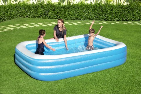 Basen do ogrodu dla dzieci 6+ Dmuchany 3 pierścienie 305x183x56cm BESTWAY + Łatka naprawcza Basen do ogrodu dla dzieci 6+ Dmuchany 3 pierścienie 305x183x56cm BESTWAY + Łatka naprawcza