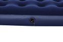 Dmuchany Materac turystyczny do spania Flokowany BESTWAY 188x99x22cm + Zestaw naprawczy