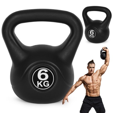 Kettlebell kettle 6 kg do ćwiczeń hantla kula odważnik obciążenie ciężar fitness ModernHome Kettlebell kettle 6 kg do ćwiczeń hantla kula odważnik obciążenie ciężar fitness ModernHome