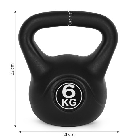 Kettlebell kettle 6 kg do ćwiczeń hantla kula odważnik obciążenie ciężar fitness ModernHome Kettlebell kettle 6 kg do ćwiczeń hantla kula odważnik obciążenie ciężar fitness ModernHome