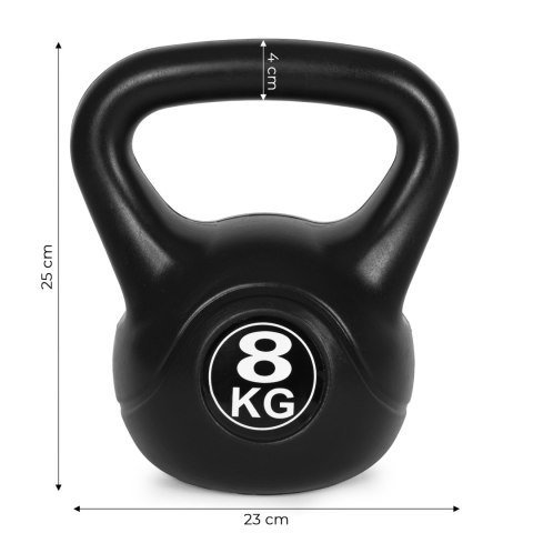 Kettlebell kettle 8 kg do ćwiczeń hantla kula odważnik obciążenie ciężar fitness ModernHome Kettlebell kettle 8 kg do ćwiczeń hantla kula odważnik obciążenie ciężar fitness ModernHome