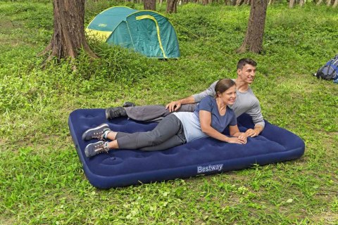 Materac Welurowy z Pompką 191/137/28cm BESTWAY Materac Welurowy z Pompką 191/137/28cm BESTWAY