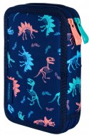 Piórnik podwójny bez wyposażenia ASTRABAG DINOSAUR, AC2