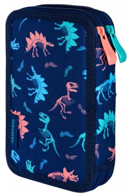Piórnik podwójny bez wyposażenia ASTRABAG DINOSAUR, AC2