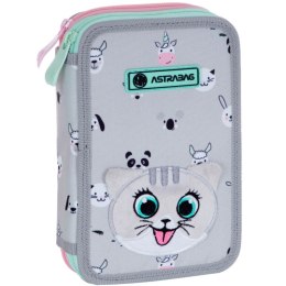 Piórnik podwójny bez wyposażenia ASTRABAG KITTY THE CUTE, AC2