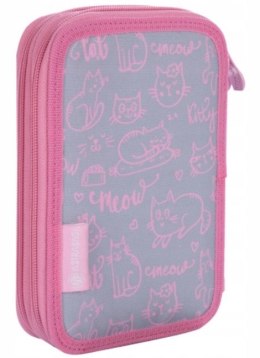 Piórnik podwójny bez wyposażenia ASTRABAG PINKY KITTY, AC2