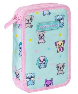 Piórnik podwójny bez wyposażenia ASTRABAG PUPPIES WORLD, AC2
