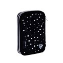 Piórnik podwójny bez wyposażenia HEAD GLITTER EFFECT SILVER DREAM, AC2