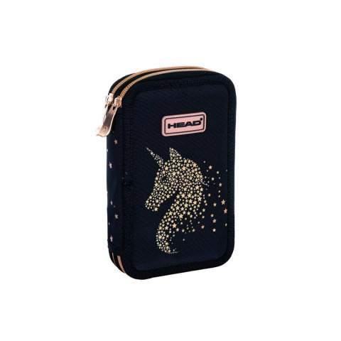 Piórnik podwójny bez wyposażenia HEAD GOLDEN EFFECT CLASSY GOLD, AC2 Piórnik podwójny bez wyposażenia HEAD GOLDEN EFFECT CLASSY GOLD, AC2